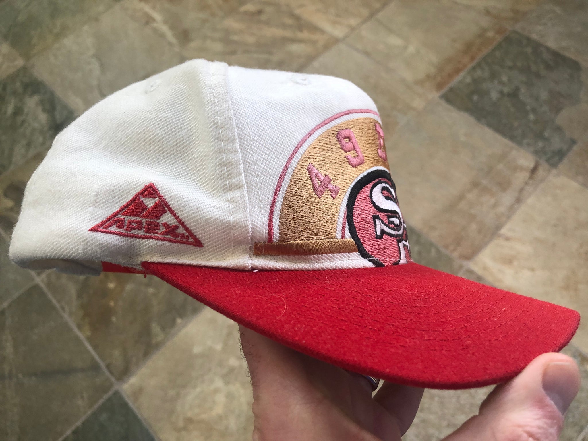 Vintage San Francisco 49ers Trucker Cap Hat Big Logo NFL 