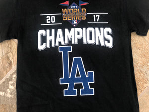 Los Angeles Dodgers 2017 World Series Phantom Baseball Tshirt, Size Small