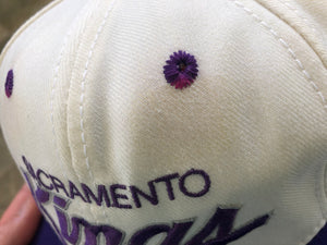 Vintage Sacramento Kings Sports Specialties Script SnapBack Basketball Hat
