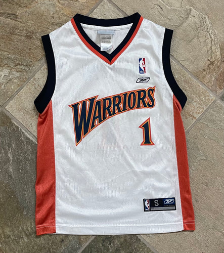 Vintage Golden State Warriors Troy Murphy Reebok Basketball Jersey, Size Youth Small, 6-8