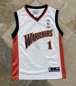 Vintage Golden State Warriors Troy Murphy Reebok Basketball Jersey, Size Youth Small, 6-8
