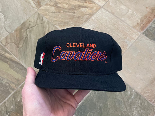 Vintage Cleveland Cavaliers Sports Specialties Script Snapback Basketball Hat