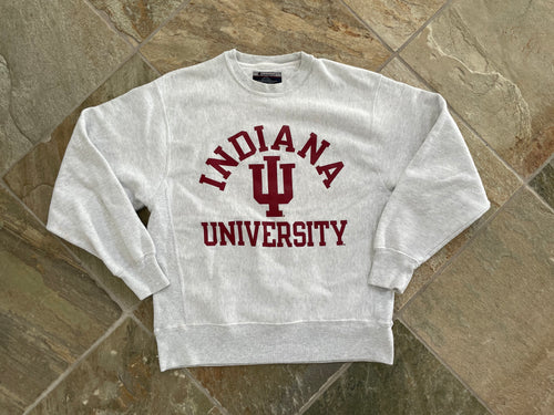 Vintage Indiana Hoosiers Champion Reverse Weave College Sweatshirt, Size Medium