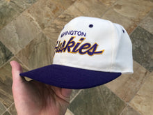 Load image into Gallery viewer, Vintage Washington Huskies Sports Specialties Script SnapBack College Hat