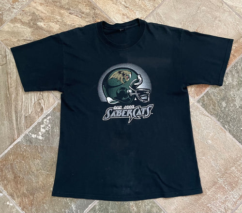 Vintage San Jose Sabrecats Arena Football TShirt, Size Large