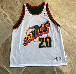 Vintage Seattle SuperSonics Gary Payton Reversible Champion Basketball Jersey, Size 48, XL