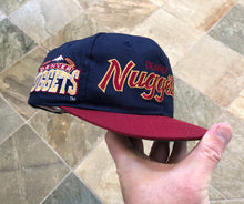 Load image into Gallery viewer, Vintage Denver Nuggets Sports Specialties Script SnapBack Basketball Hat