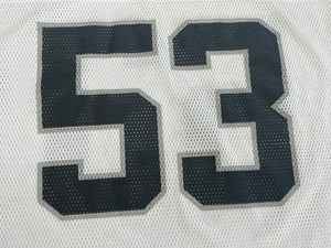 Vintage Oakland Raiders Bill Romanowski Reebok Football Jersey, Size Large