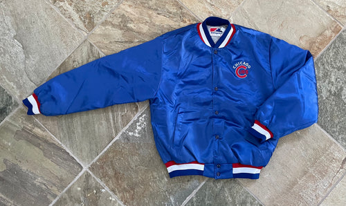 Vintage Chicago Cubs Swingster Satin Baseball Jacket, Size Large