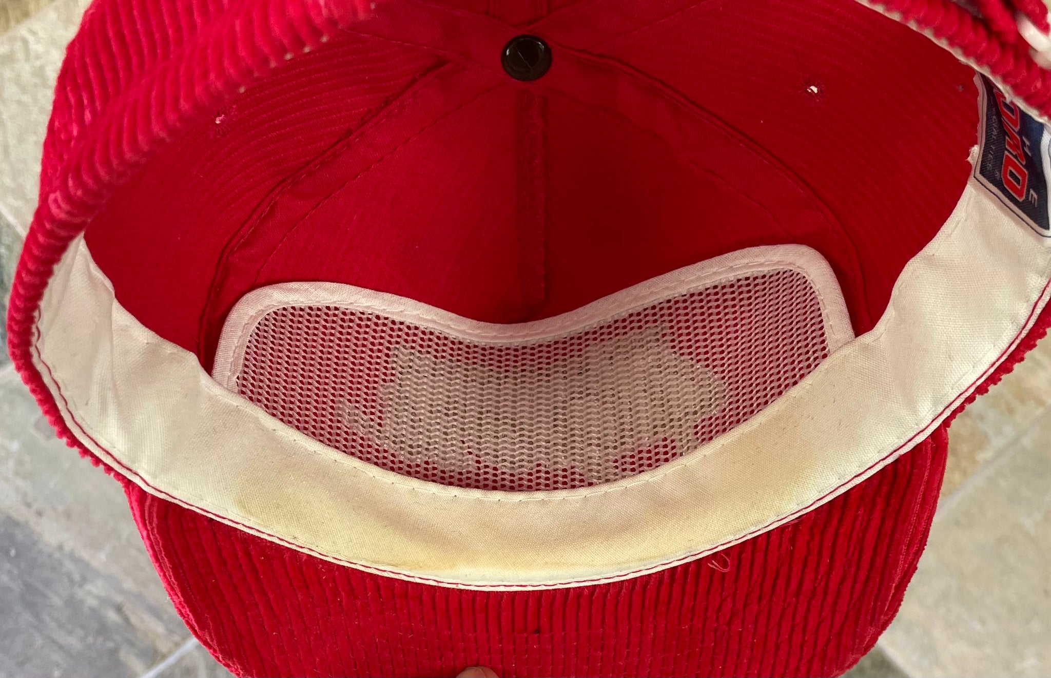 Vtg NFL San Francisco 49ers Sports Specialties Corduroy Script Hat – 