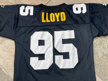 Load image into Gallery viewer, Vintage Pittsburgh Steelers Greg Lloyd Reversible Starter Football Jersey, Size 48, Large