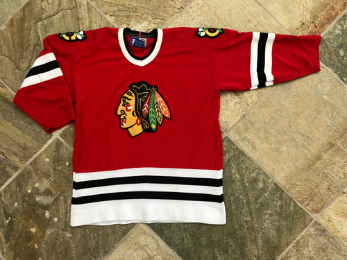 Vintage Chicago Blackhawks Starter Youth Hockey Jersey, Size Large/XL