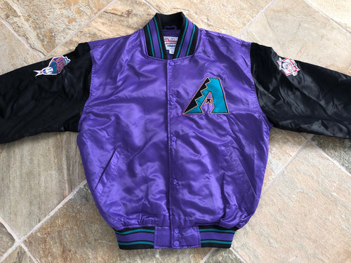 Vintage Arizona Diamondbacks Starter Satin Baseball Jacket, Size Large