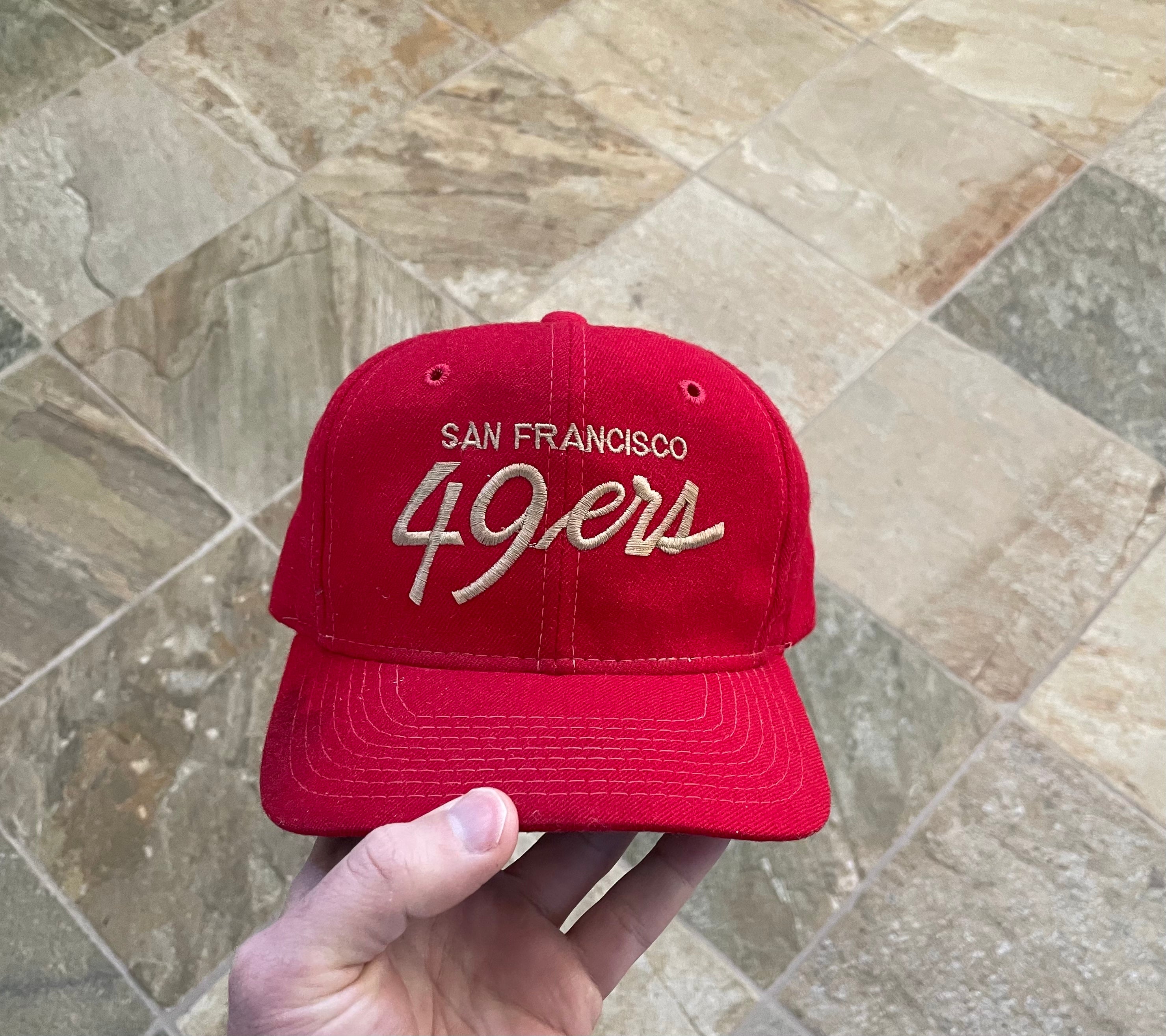 Vintage 49ers Cursive Hat Vintage San Francisco 49ers Sports