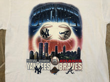 Load image into Gallery viewer, Vintage 1996 World Series Yankees Braves Starter Baseball Tshirt, Size XL