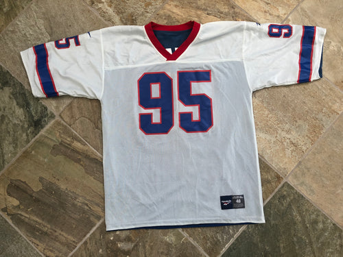 Vintage Buffalo Bills Bryce Paup Reversible Reebok Football Jersey, Size 48, Large