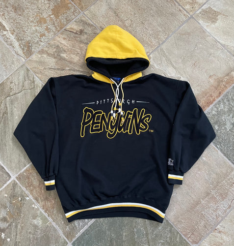 Vintage Pittsburgh Penguins Starter Double Hood Hockey Sweatshirt, Size XL