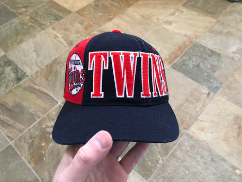 Vintage Minnesota Twins Stater Tri Power Snapback Baseball Hat