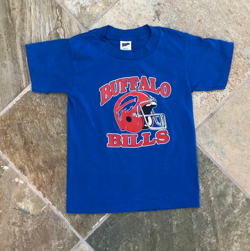 Vintage Buffalo Bills Trench Football Tshirt, Size Youth Medium 10-12