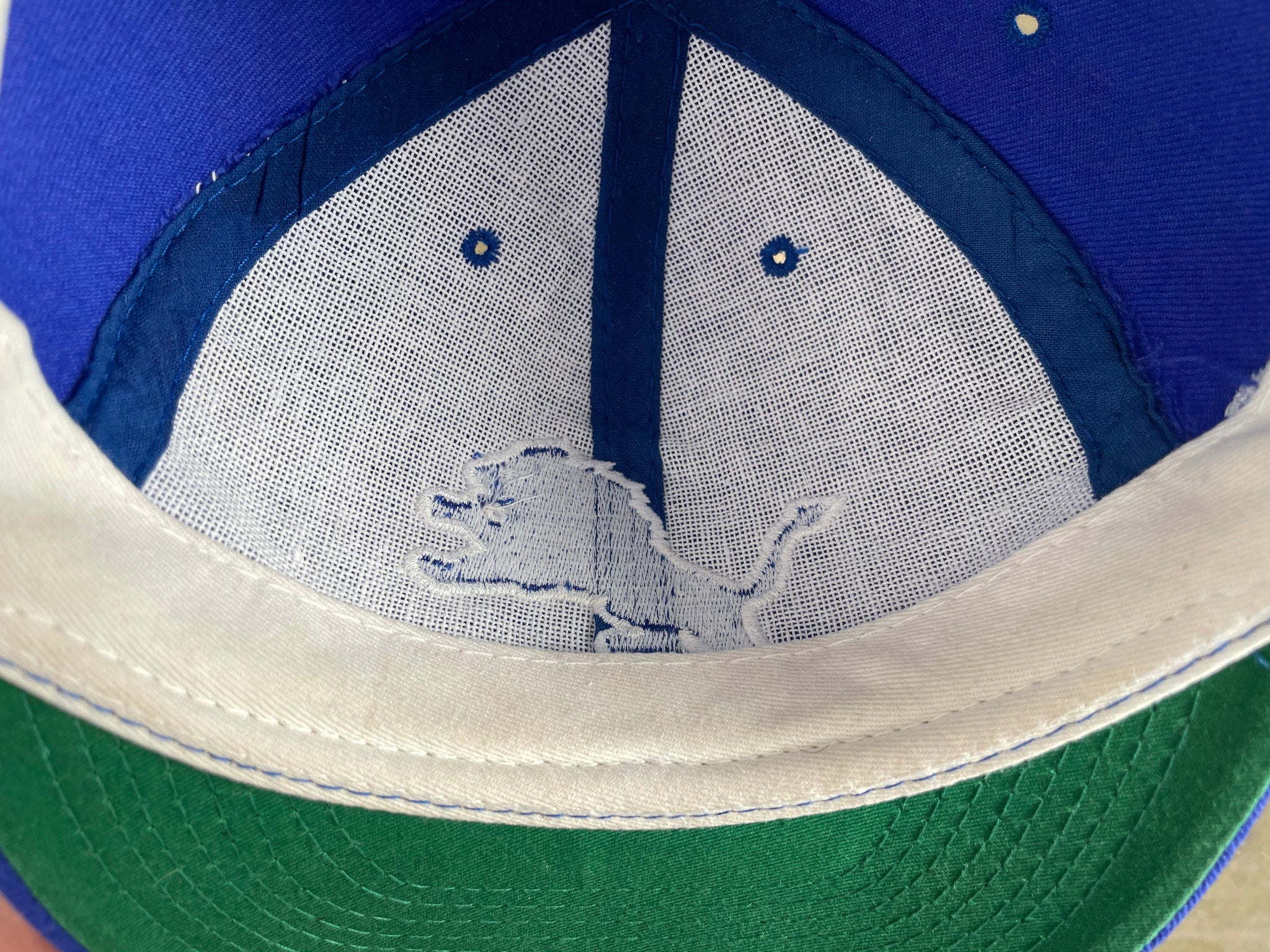 Apex, Accessories, Vintage 9s Detroit Lions Nfl Blockhead Snapback Hat  Apex Football