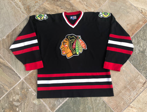 Vintage Chicago Blackhawks Starter Hockey Jersey, Size XXL