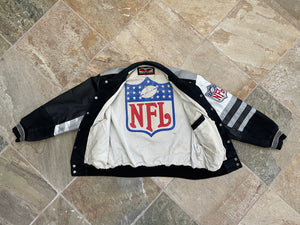 Vintage Oakland Raiders Jeff Hamilton Leather Football Jacket