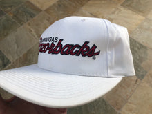 Load image into Gallery viewer, Vintage Arkansas Razorbacks Sports Specialties Script Snapback College Hat