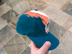 Vintage Miami Dolphins Logo Athletic Splash Fitted Football Hat, Size 6 7/8