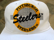 Load image into Gallery viewer, Vintage Pittsburgh Steelers The Game Circle Logo Snapback Football Hat