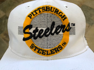 Vintage Pittsburgh Steelers The Game Circle Logo Snapback Football Hat