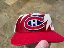 Load image into Gallery viewer, Vintage Montreal Canadiens Logo Athletic Sharktooth Snapback Hockey Hat