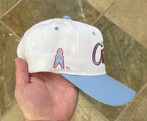 Vintage Houston Oilers Sports Specialties Script Snapback Football Hat