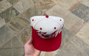 Vintage Kansas City Chiefs Logo Athletic Sharktooth Snapback Football Hat