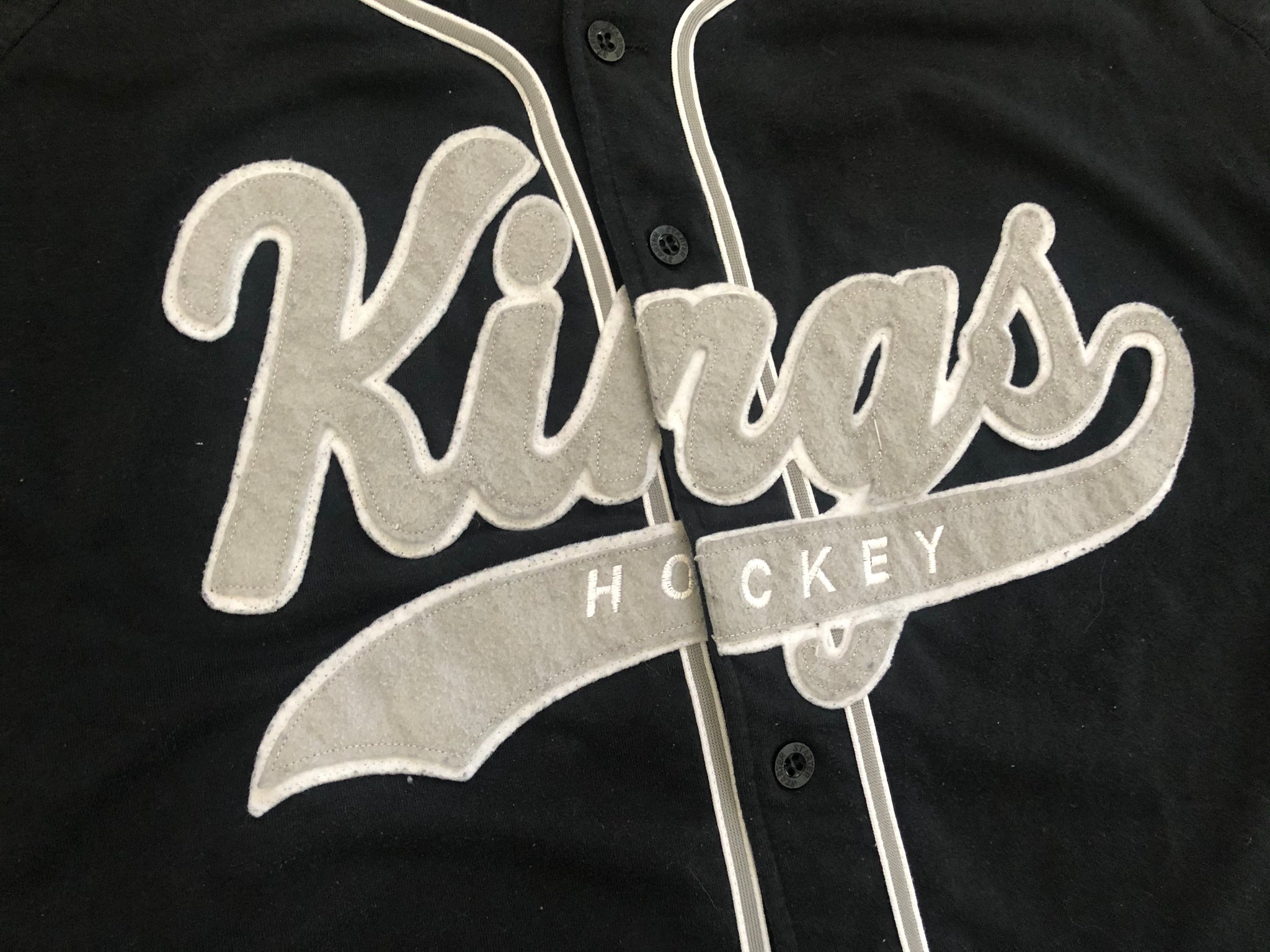 Kids Vintage 90s LA Kings NHL Jersey Size 4/5 