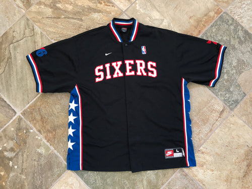 Philadelphia 76ers Nike Warmup Basketball Jacket, Size Large