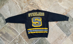 Vintage Pittsburgh Steelers Salem Sportswear Football Sweatshirt, Size Large