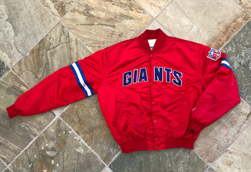 Vintage New York Giants Starter Satin Football Jacket, Size XL
