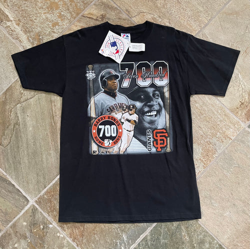 Vintage San Francisco Giants Barry Bonds Majestic Baseball Tshirt, Size Large