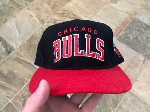 Vintage Chicago Bulls Starter Arch Snapback Basketball Hat