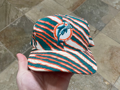 Vintage Miami Dolphins AJD Zubaz Snapback Football Hat