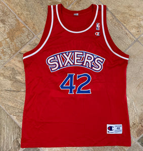 Vintage Philadelphia 76ers Jerry Stackhouse Champion Jersey, Size 48, XL