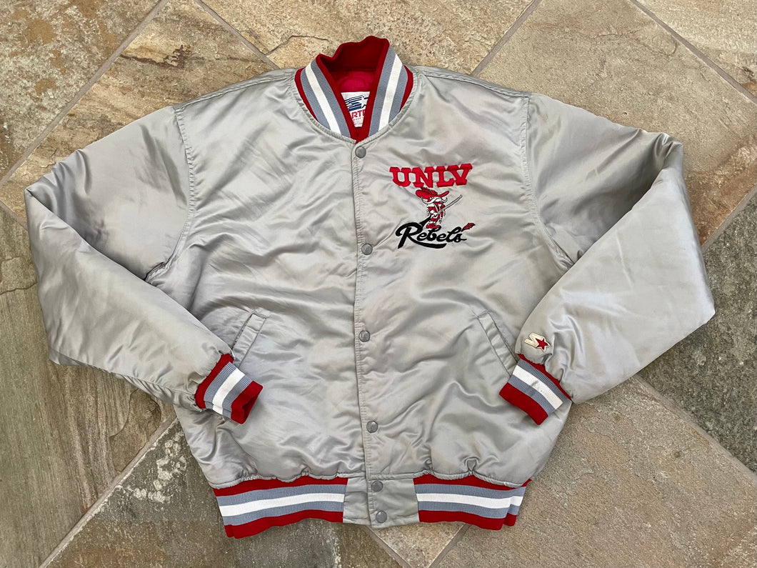 Vintage UNLV Runnin’ Rebels Starter Satin College Jacket, Size Large