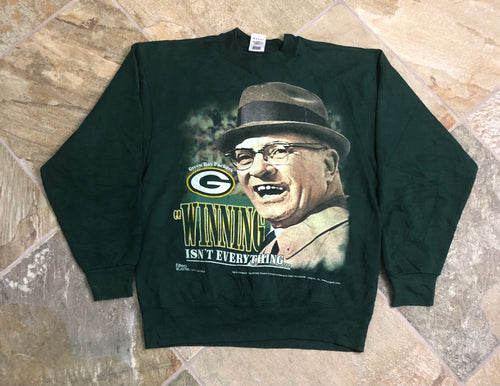 Vintage Green Bay Packers Super Bowl Football Sweatshirt, Size Large