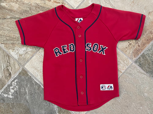 Vintage Boston Red Sox David Ortiz Majestic Baseball Jersey, Size Youth Medium, 6-8