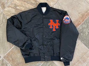 Vintage New York Mets Starter Satin Baseball Jacket, Size XL