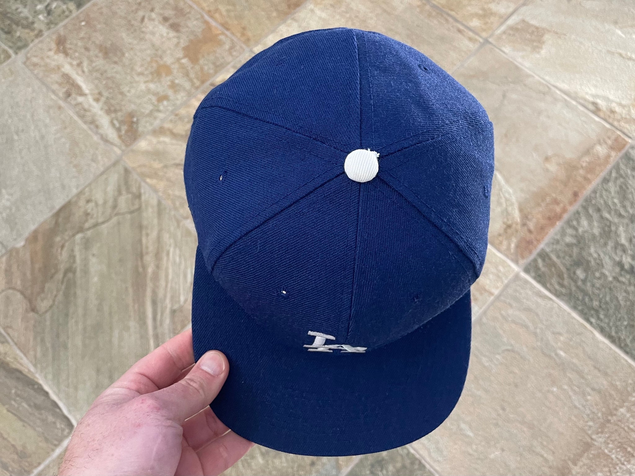 Vintage LA DODGERS Sports Specialties Fitted Hat FLAWS 