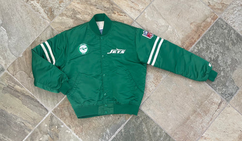 Vintage New York Jets Starter Satin Football Jacket, Size Medium
