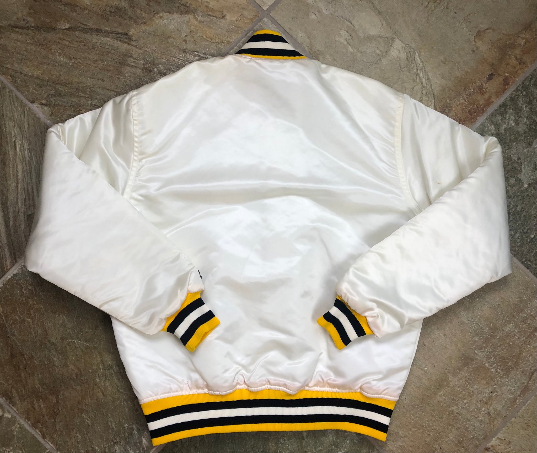 90's Pittsburgh Penguins Starter Satin NHL Bomber Jacket Size Large – Rare  VNTG