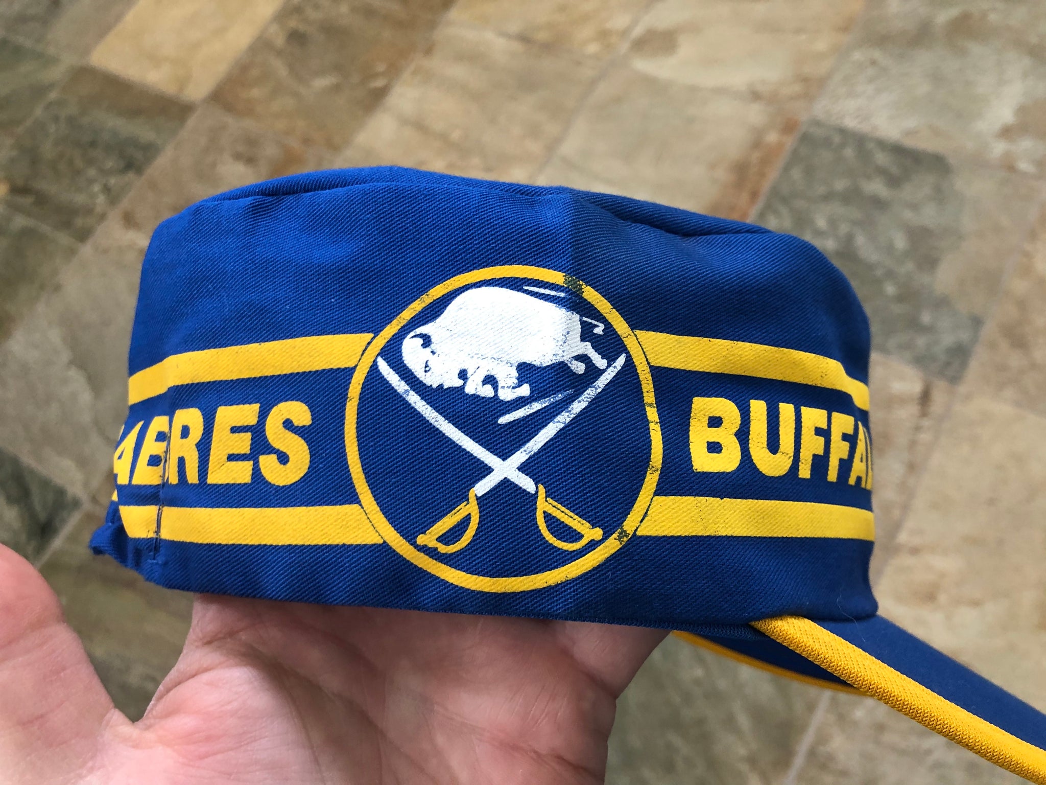 Vintage Buffalo Sabres Painters Cap Hockey Hat – Stuck In The 90s