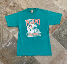 Load image into Gallery viewer, Vintage Miami Dolphins Logo 7 Football Tshirt, Size XL
